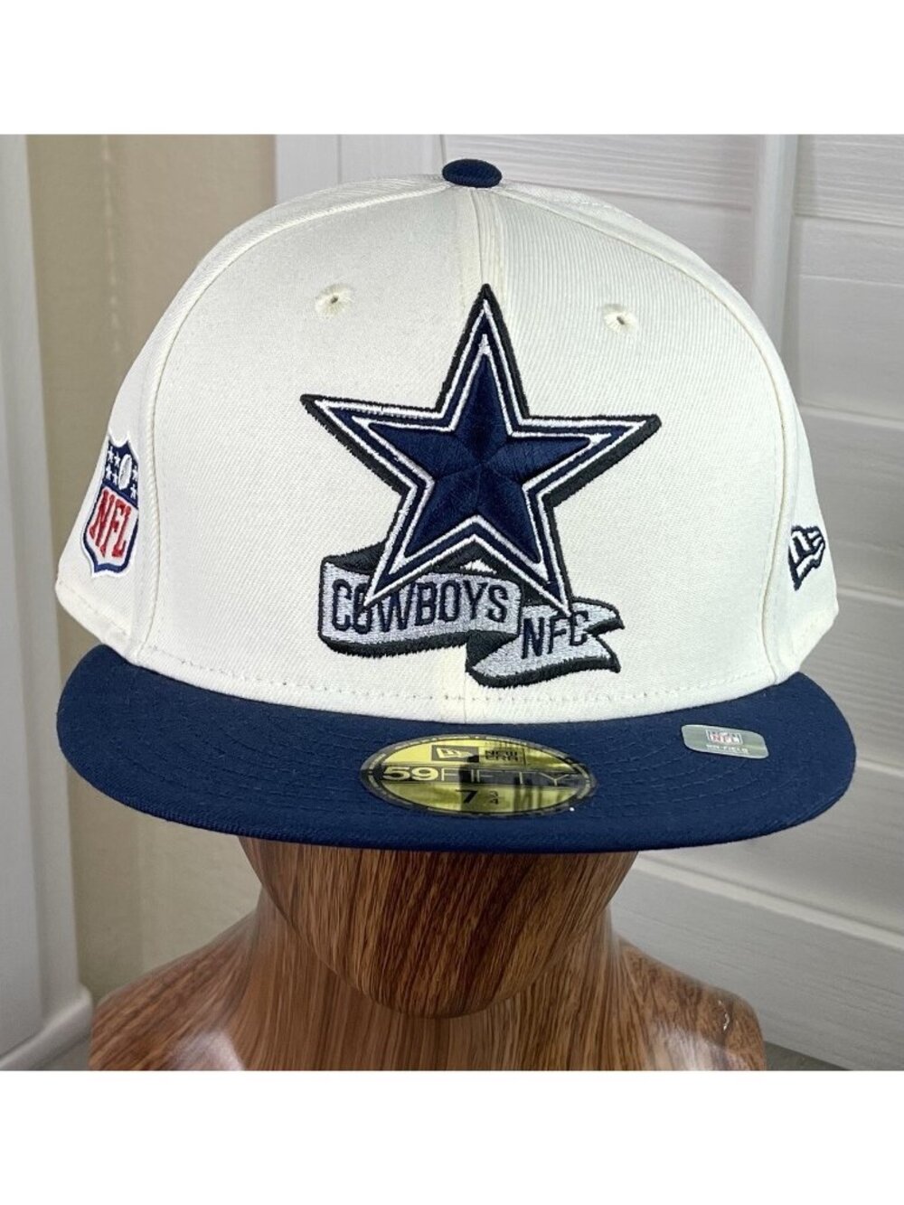 New Era 59Fifty NFL Dallas Cowboys NFC Sideline 22 Fitted Hat Size 7 3/4 - New